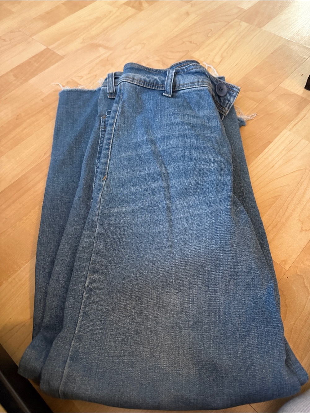 Oat New York Straight-Leg Denim Jeans in Light Blue